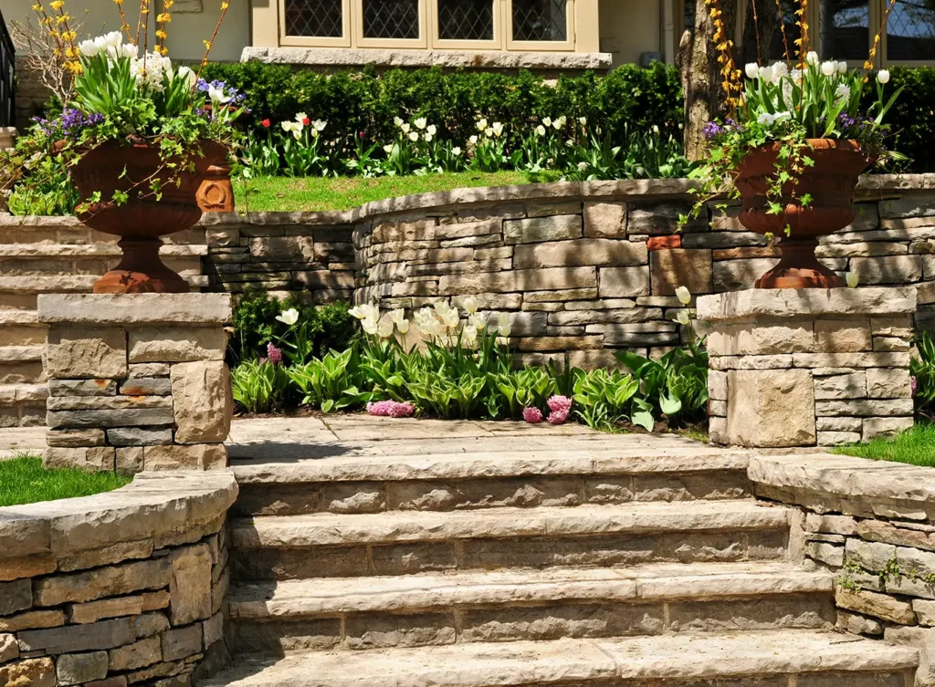 retaining wall design and installation columbia illinois
